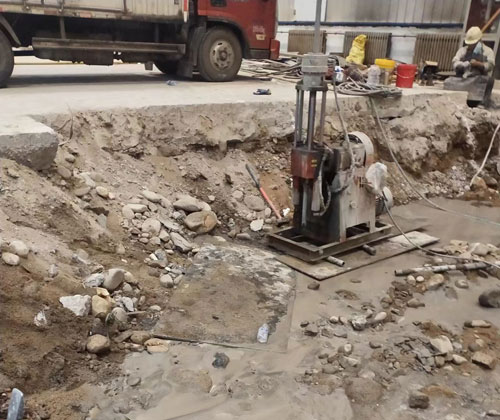 柳南公路下沉压浆